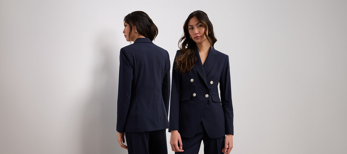 25% off select suiting & outerwear - <p>Limited time offer<br>Get 25% off select suiting & outerwear.<br>Buy 1 blazer and 1 bottom (skirt or pants) and get 25% off both items!<br>All select suiting styles are displayed on this page and the discount applies automatically at checkout.<br>Suit yourself!</p>