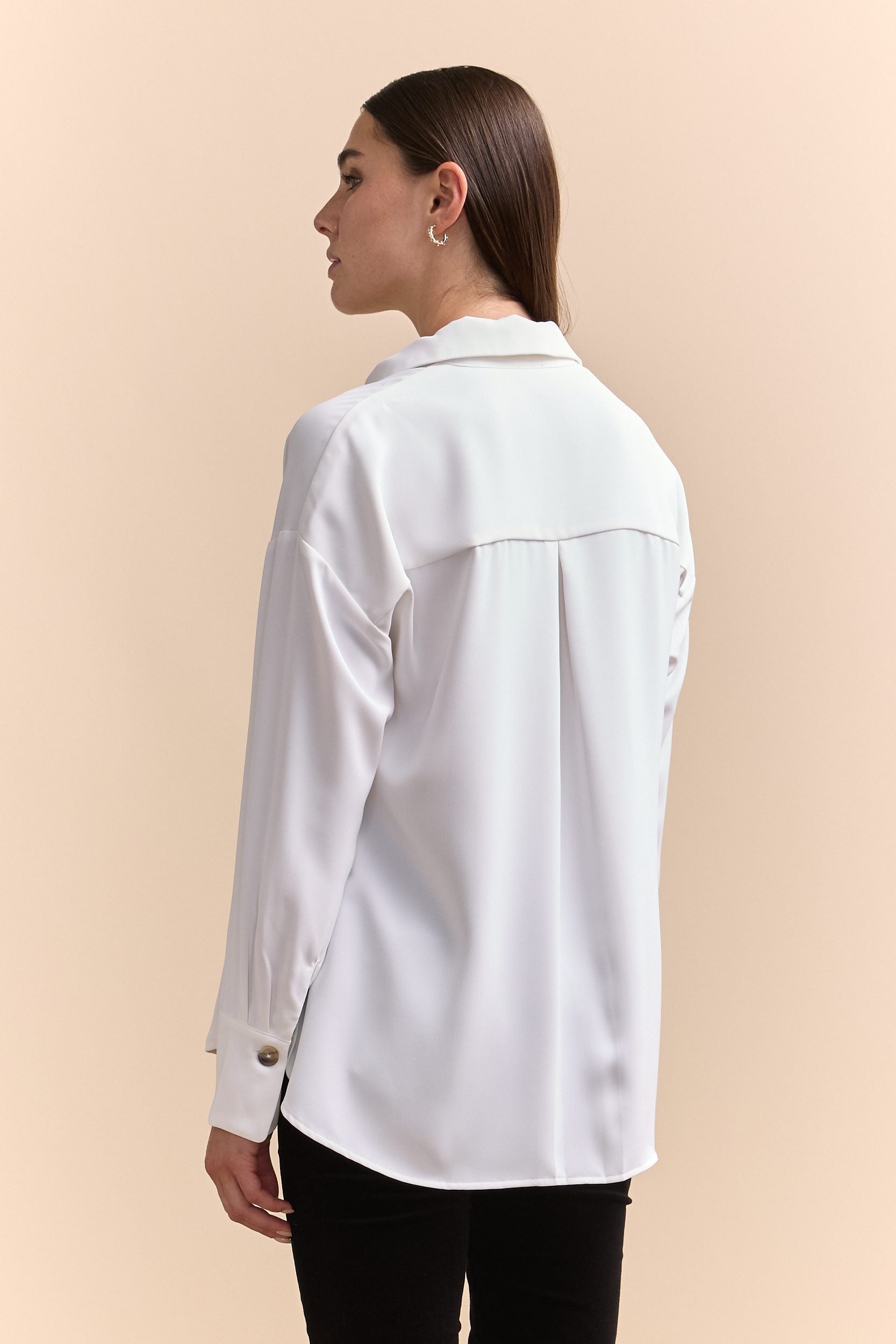 Blouse ample avec zip
