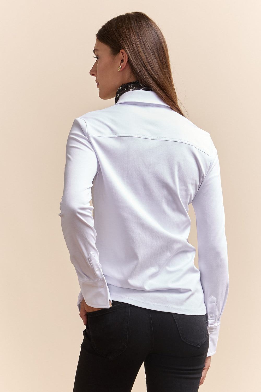 Chemisier en jersey de coton mercerisé