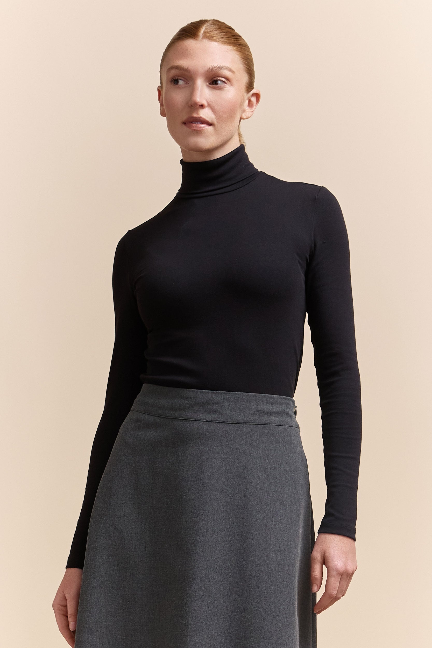 Col roulé extensible