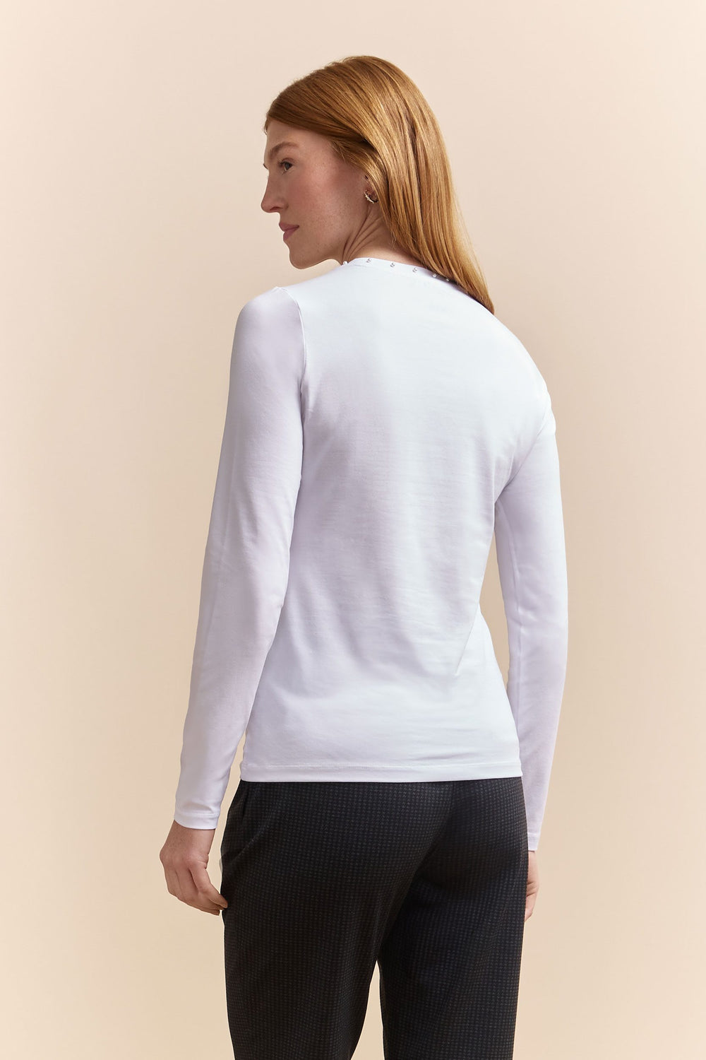 Haut manche longue avec perles