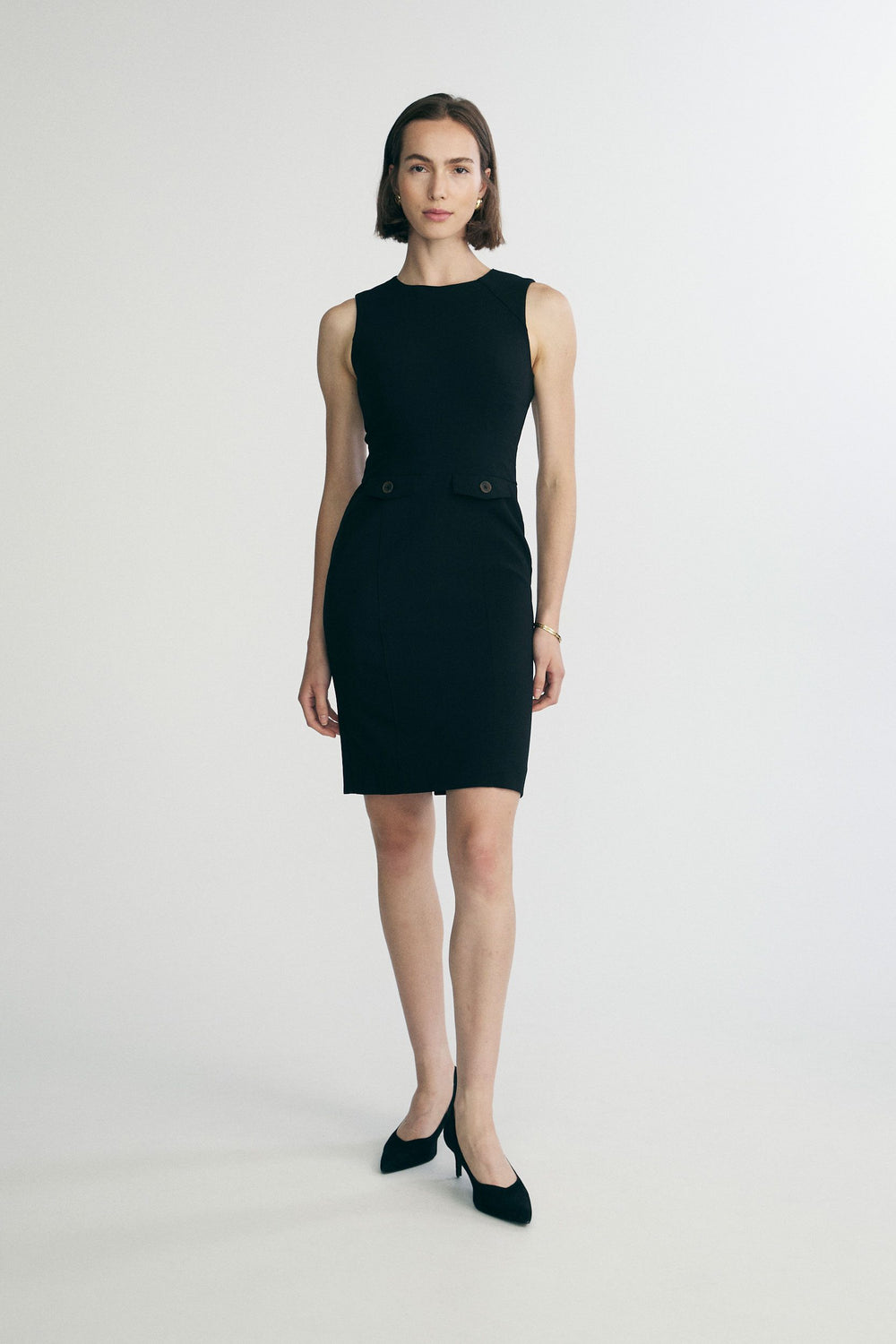 Robe ajustée sans manche