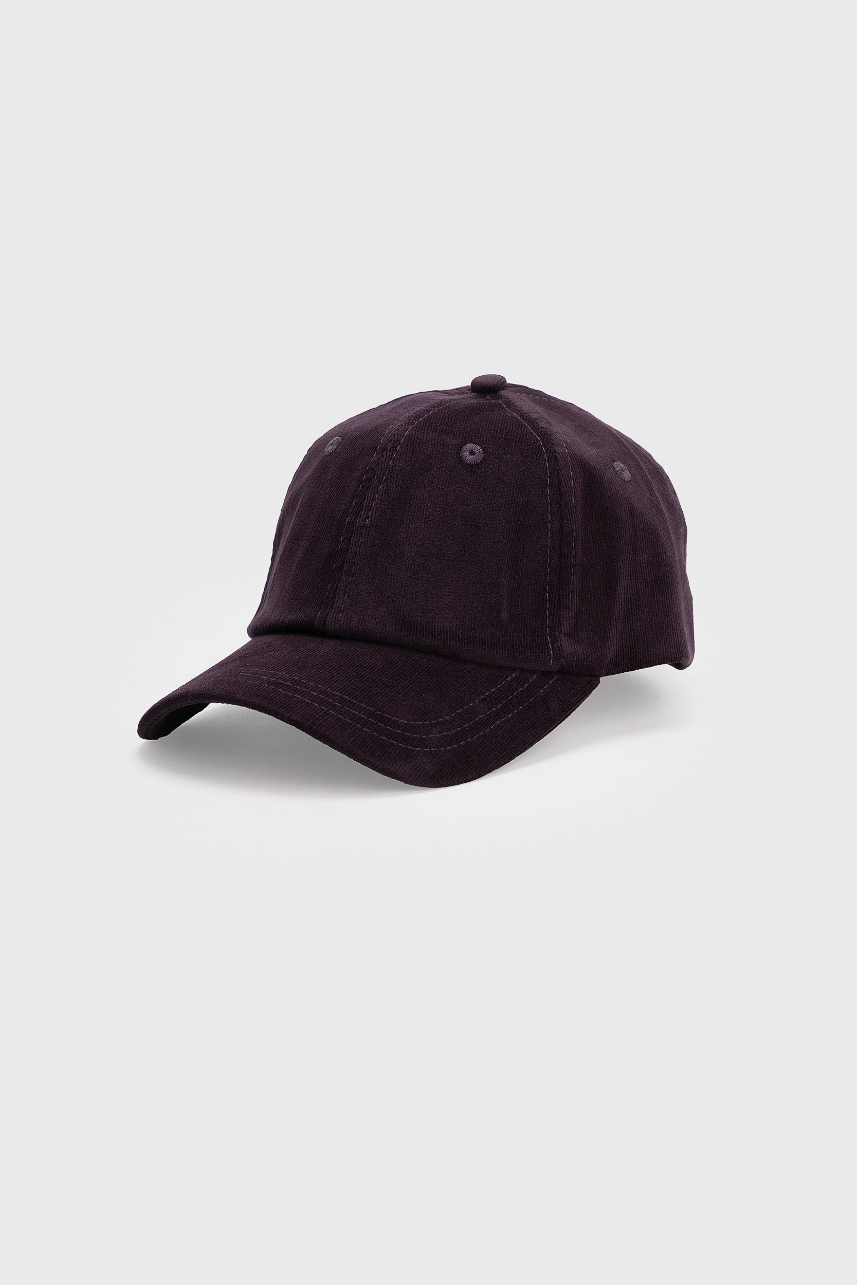 Casquette en velours côtelé