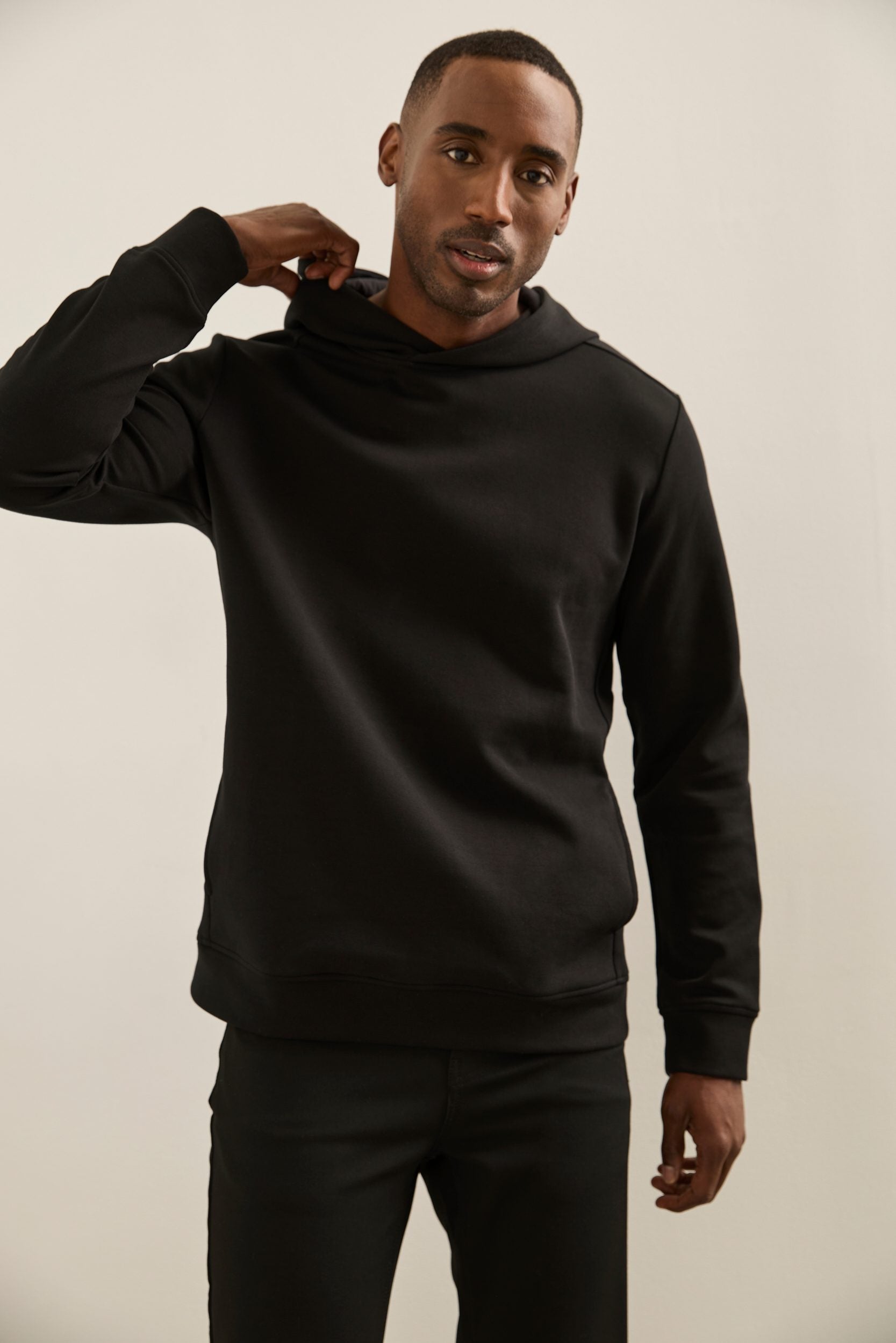 Hoodie with on sale chest pocket