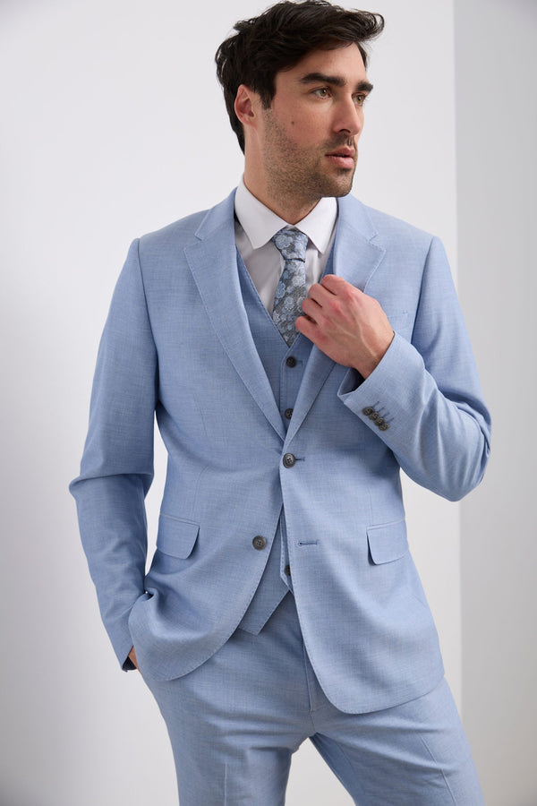 Extra fitted two tone blazer