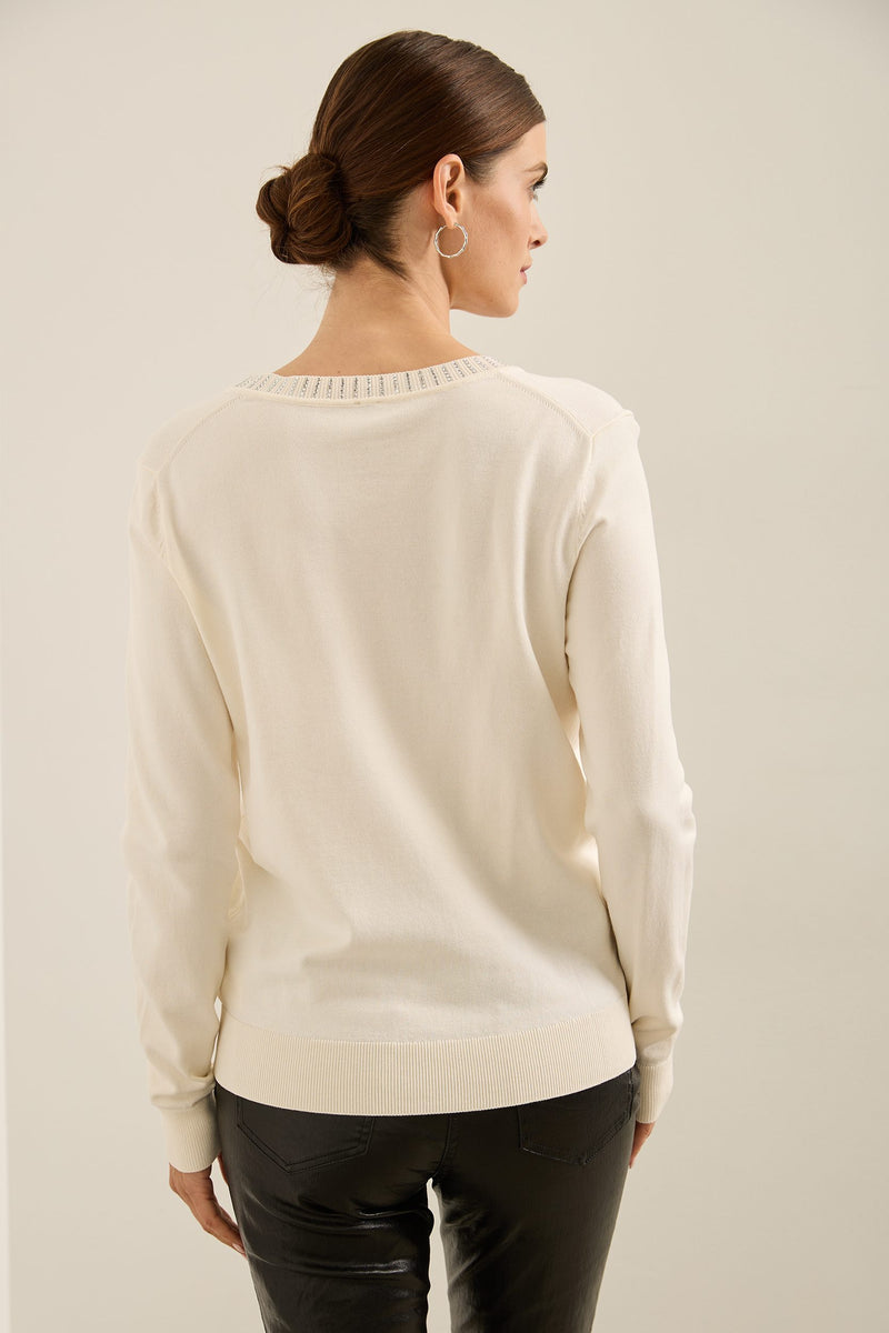 Crew v on sale neck jumper