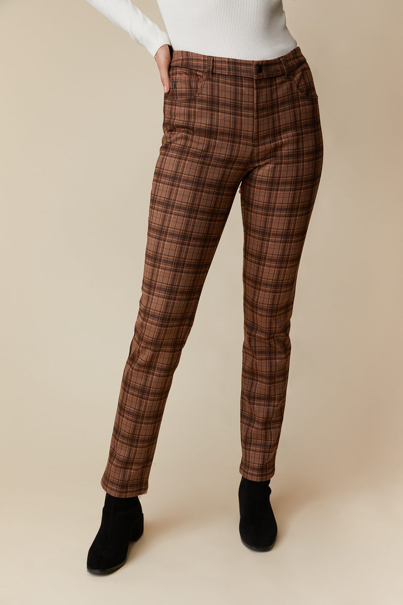 Plaid trousers hotsell high waisted