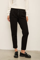 Casual ponte pants with tabs