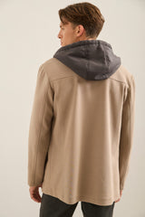 Removable Hood Double Breast Coat
