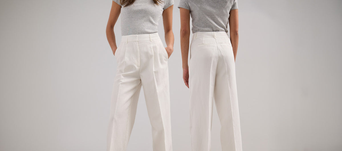 Pants - Our women's pants are known for their impeccable quality and their perfect fit. Whether you're looking for casual, modern or work pants, this is the right place to find them. 