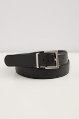 Classic belt with square buckle