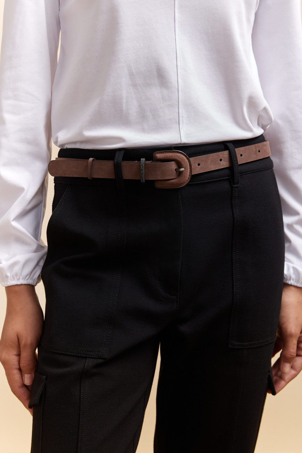 Ceinture avec ganse ornamentée