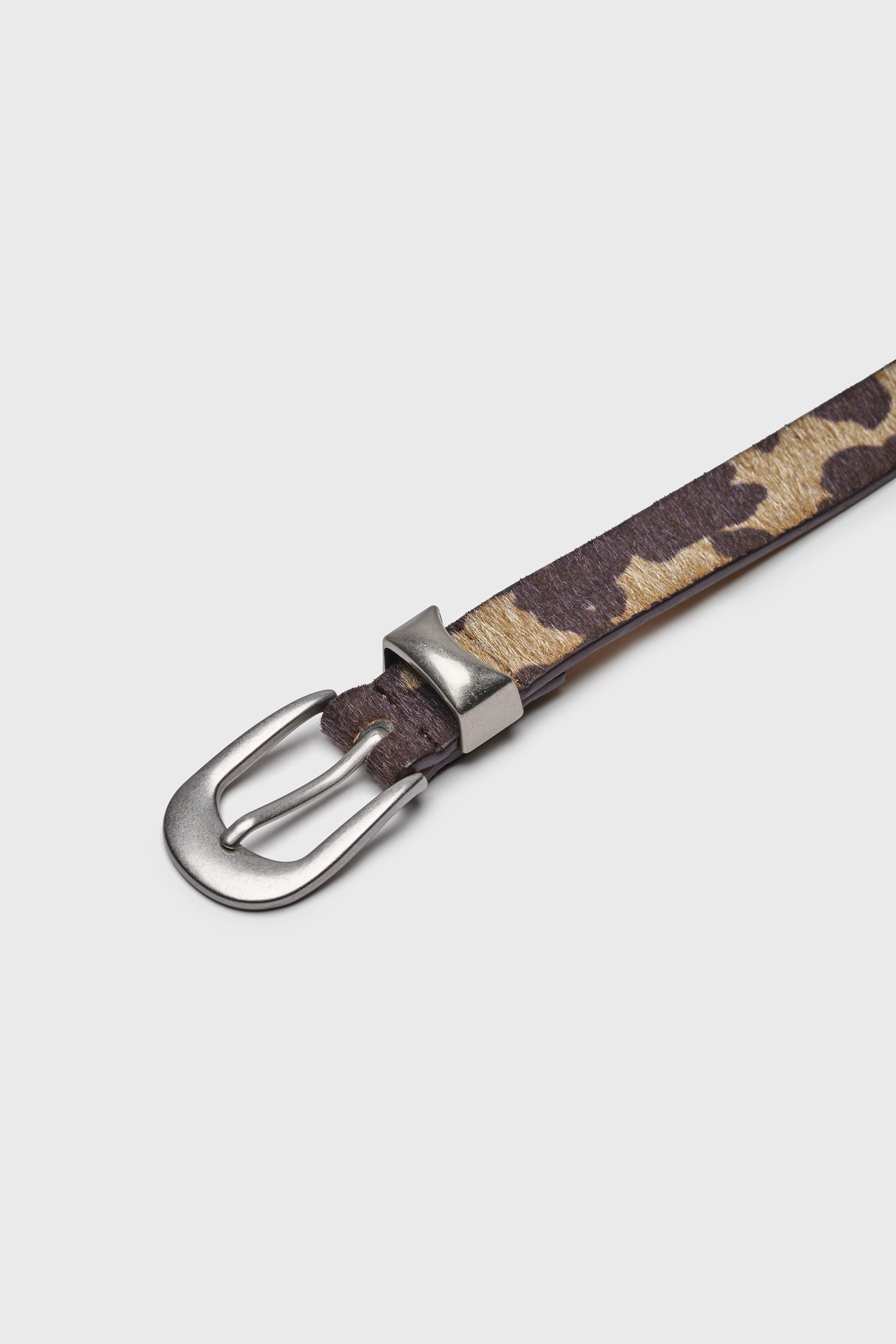 Cowhide printed belt