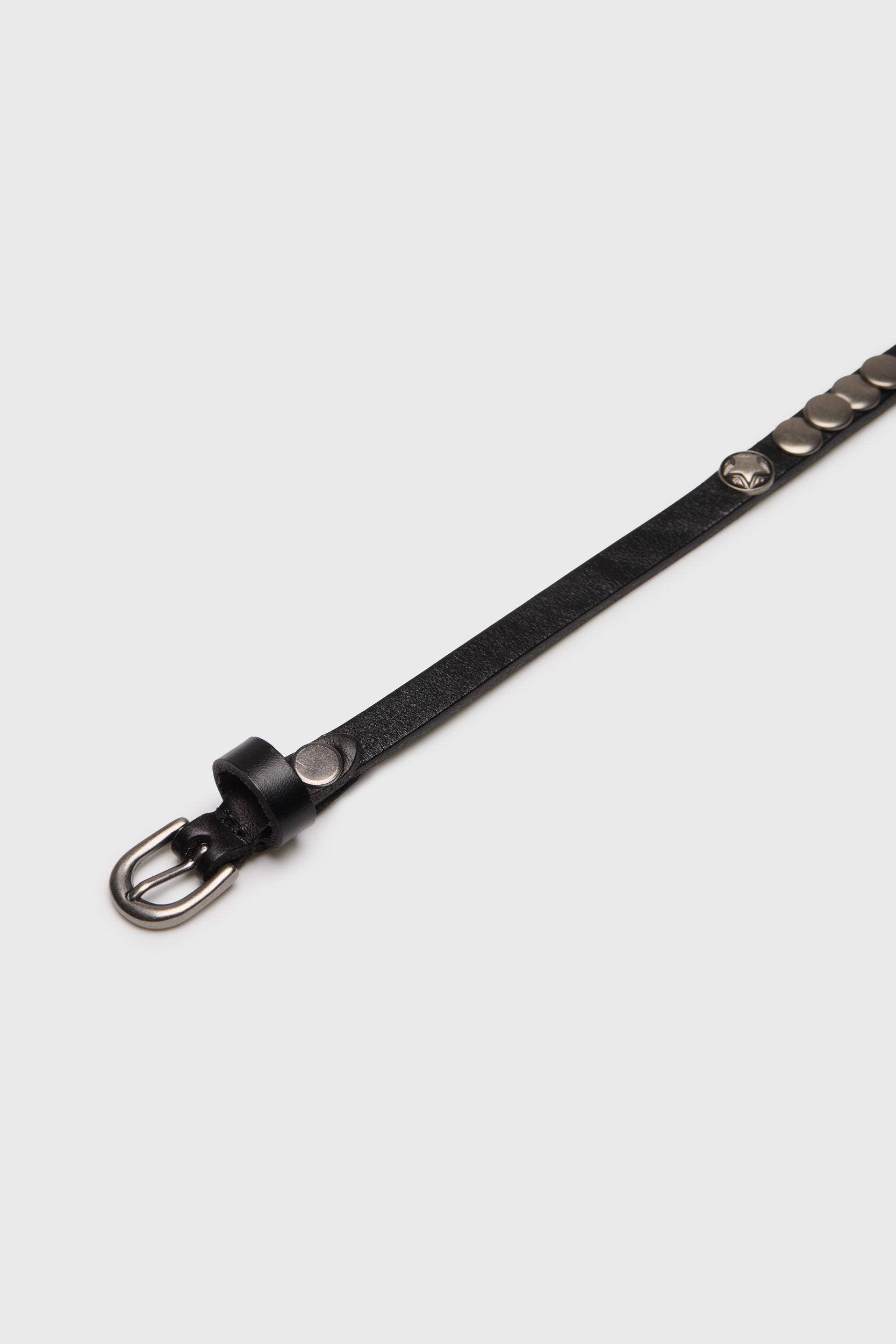 Slim studded belt