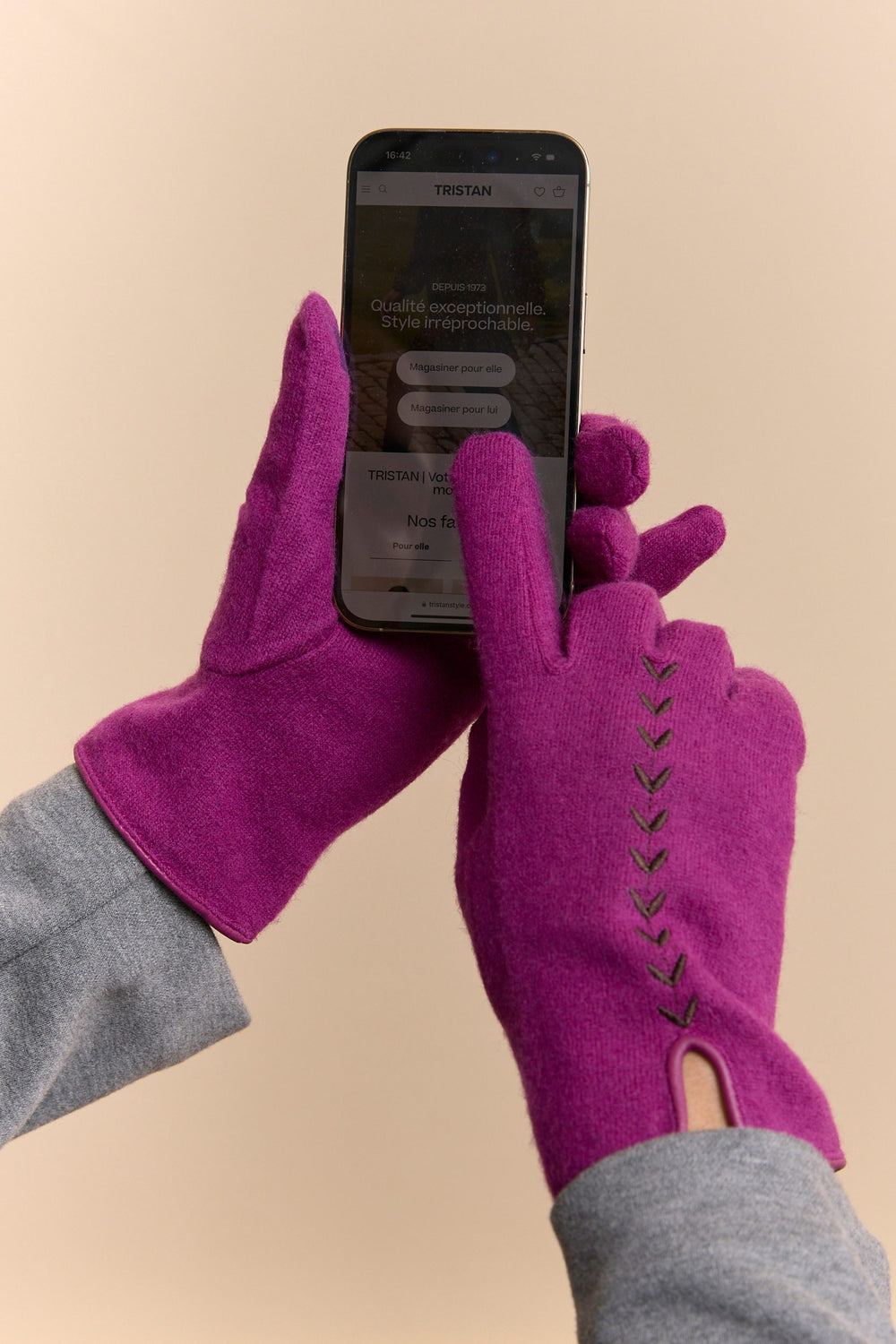 Gants de laine