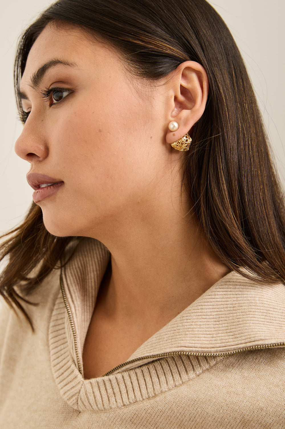 Boucles d'oreilles doubles