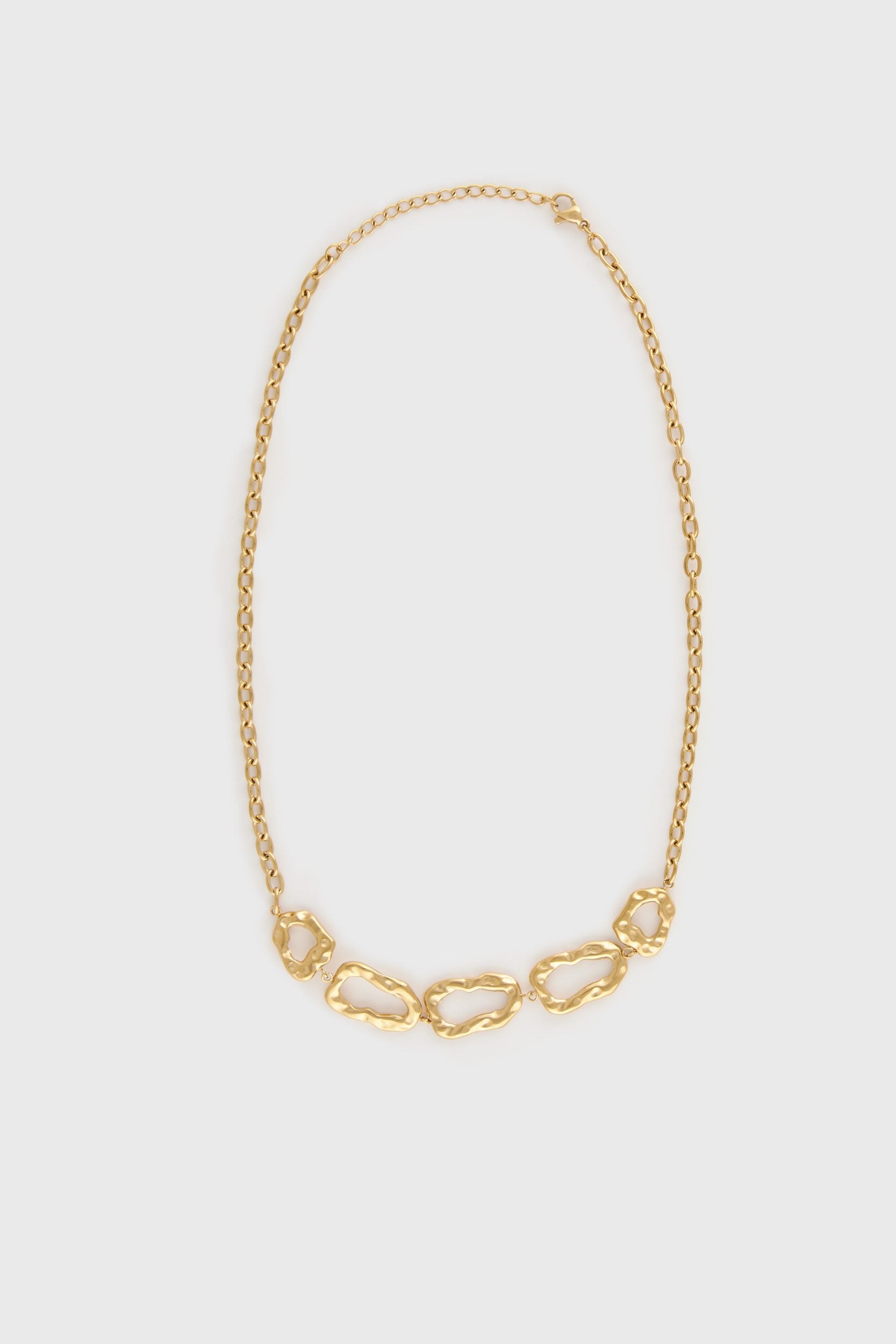 Golden chain necklace