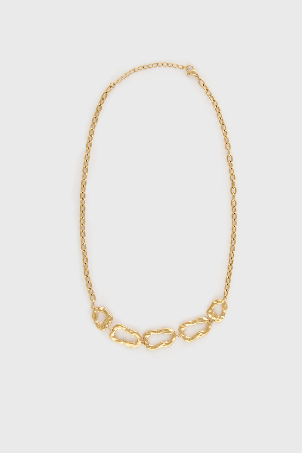 Golden chain necklace