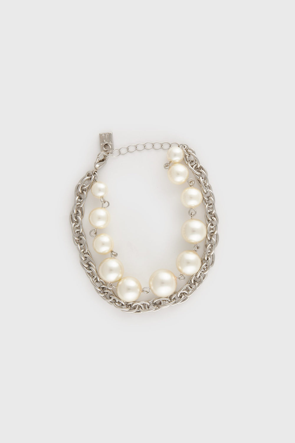 Chain and pearl bracelet