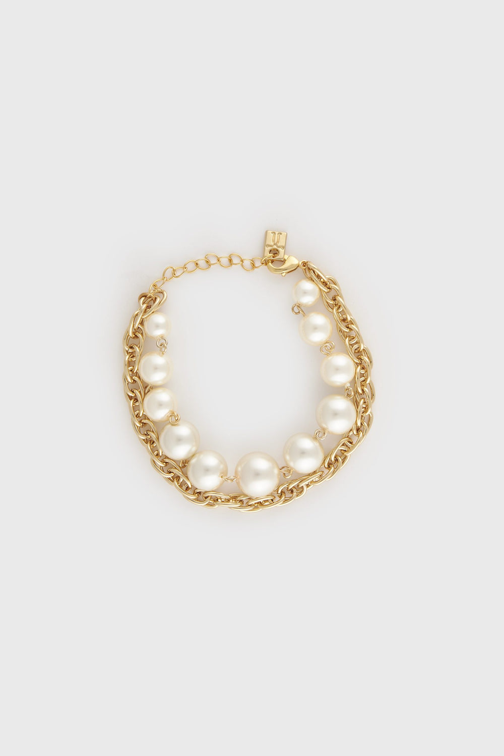 Chain and pearl bracelet