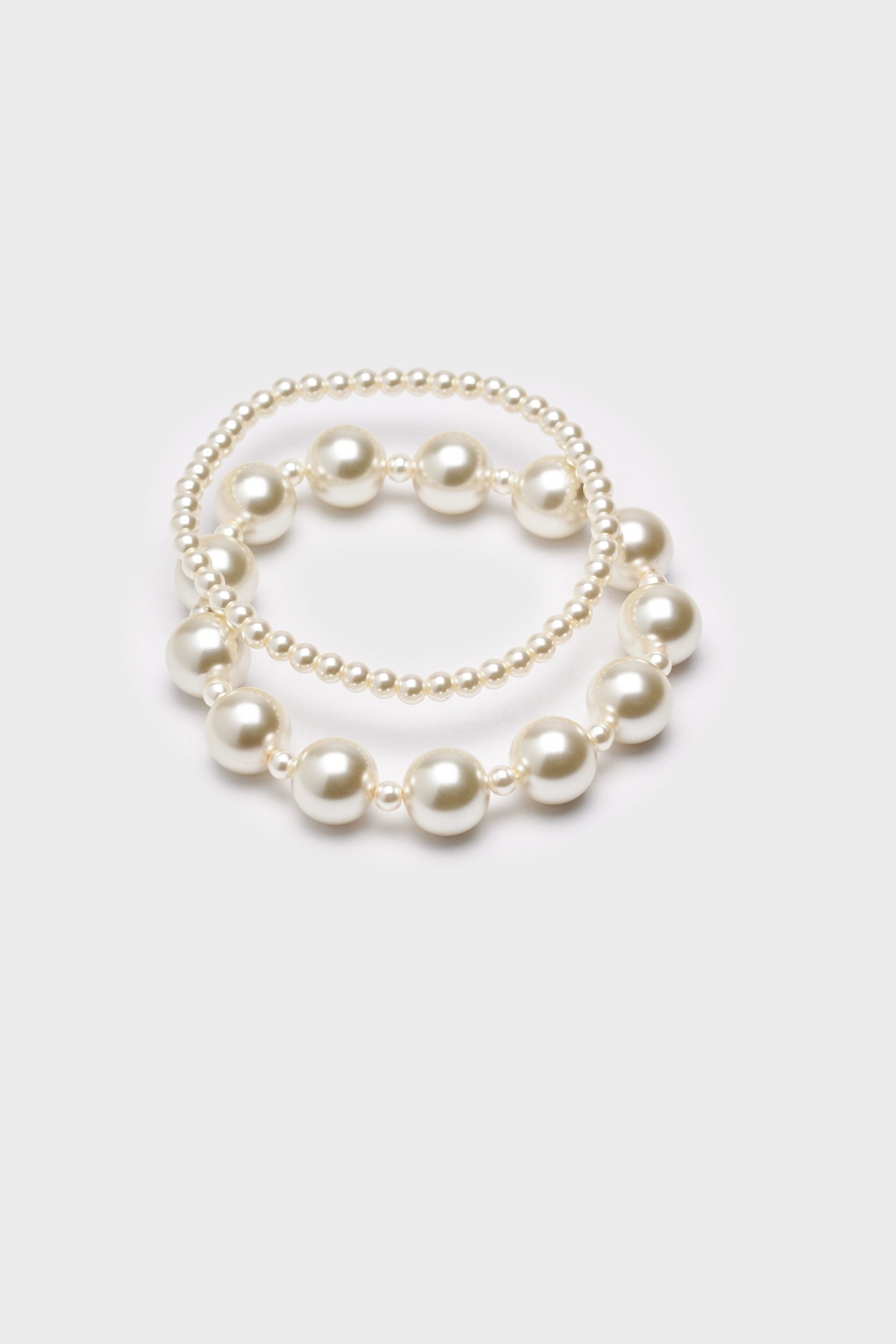 Double row stretch bracelet