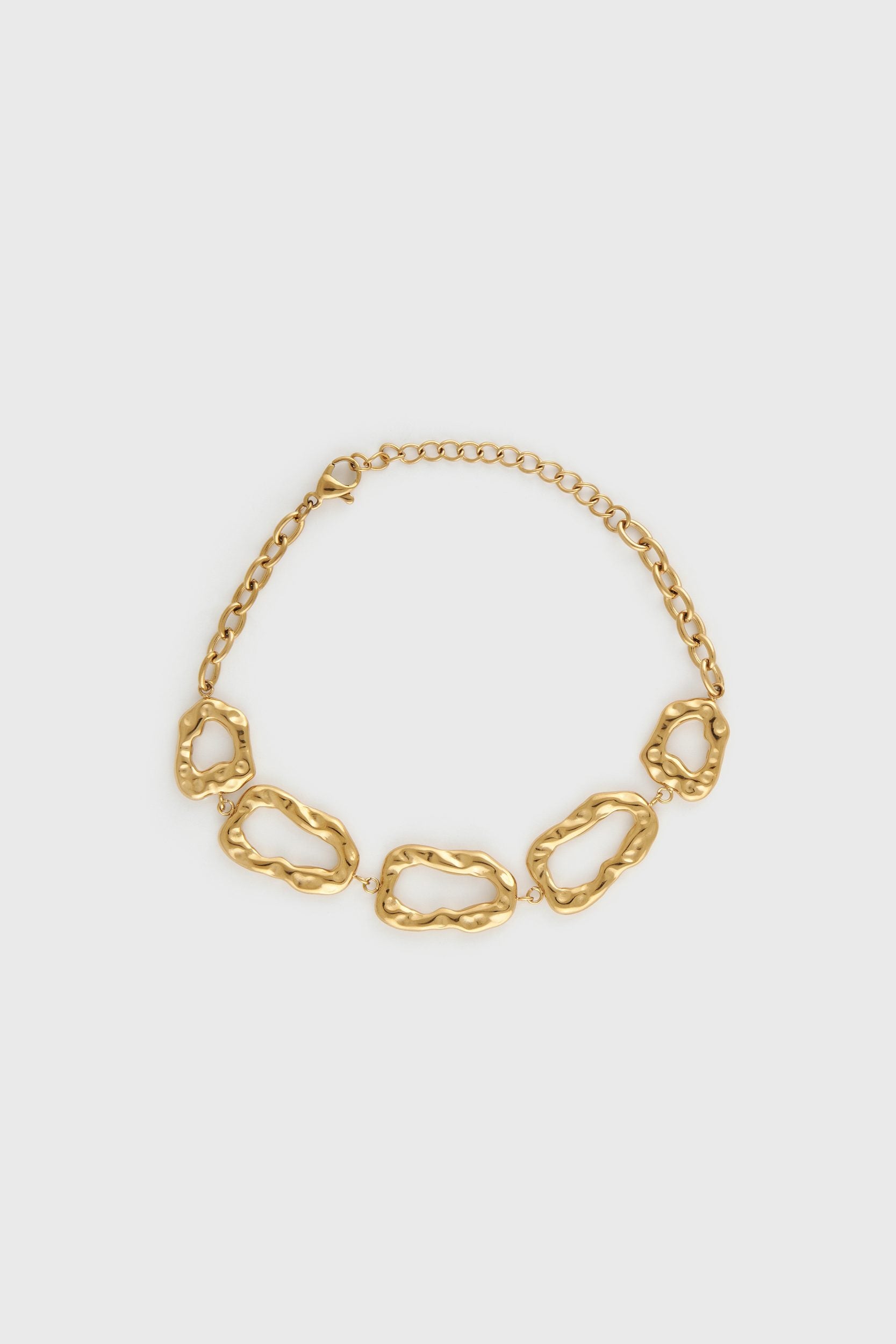 Golden chain bracelet