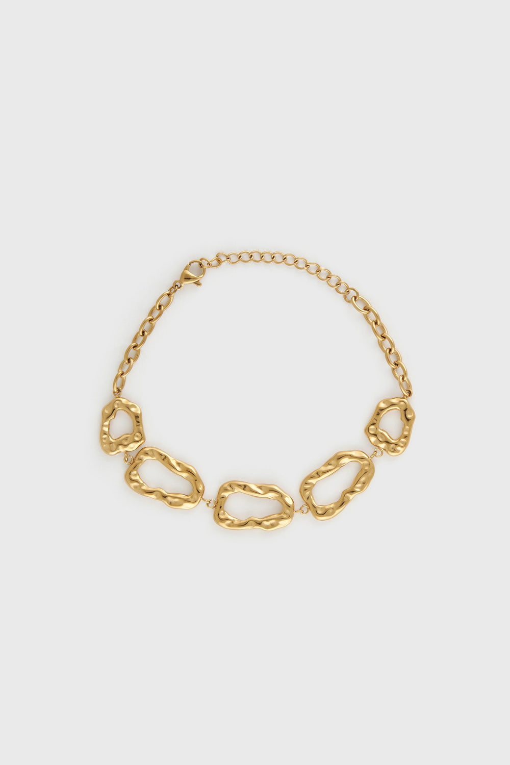 Golden chain bracelet