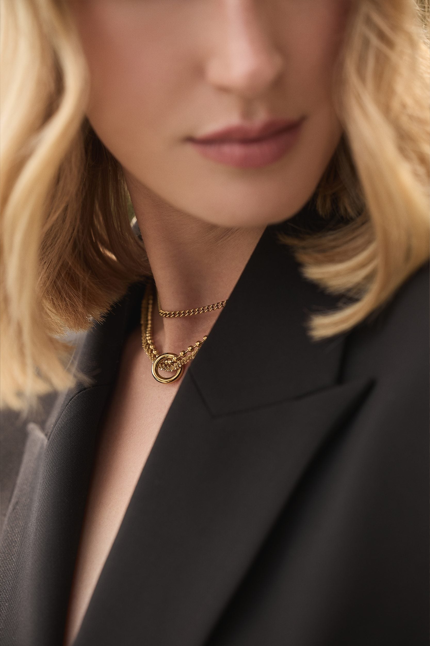 Collier multi-chaînes