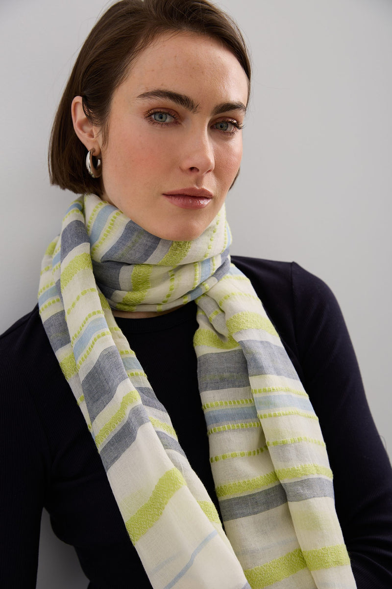 Multi stripes scarf