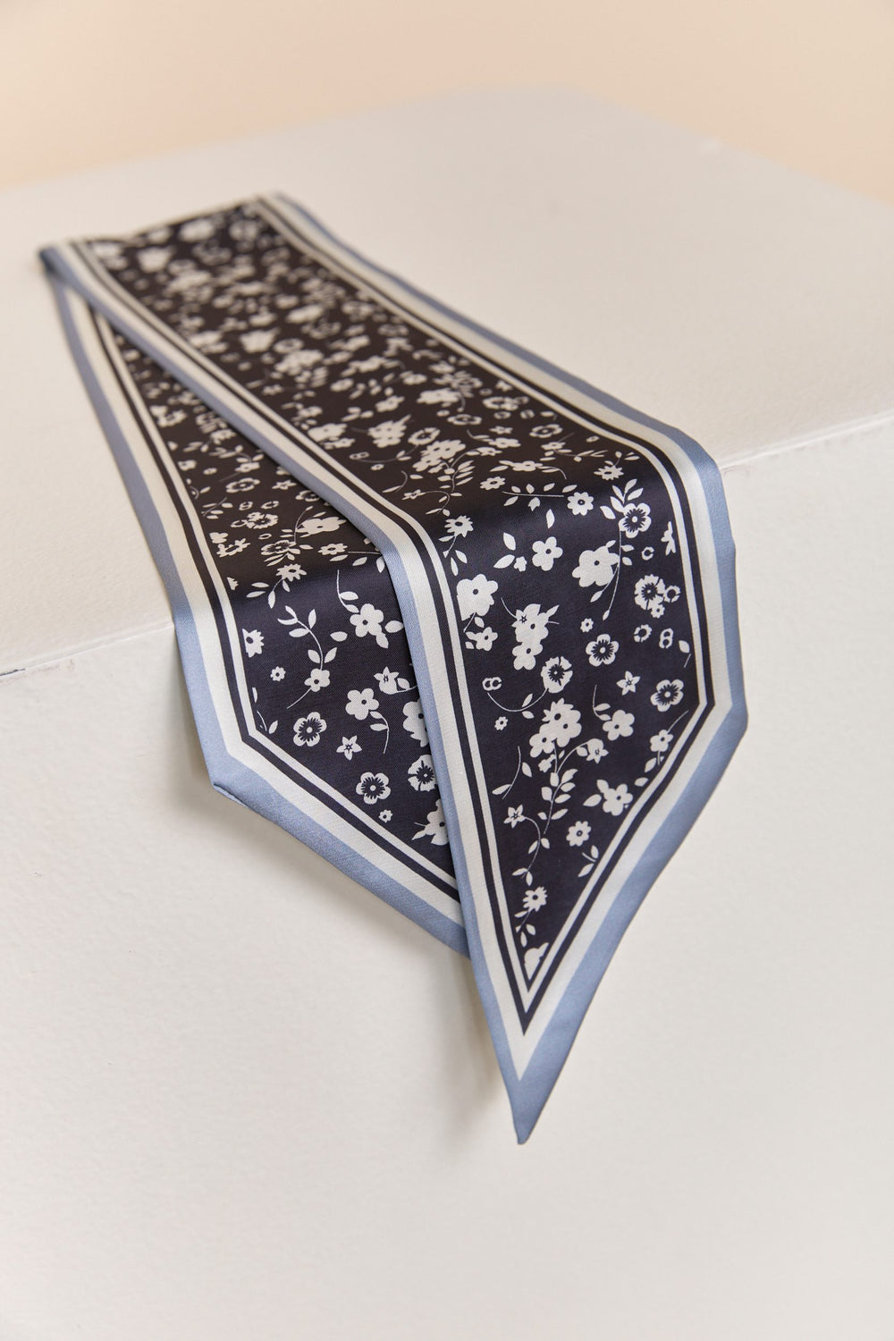 Floral print scarf