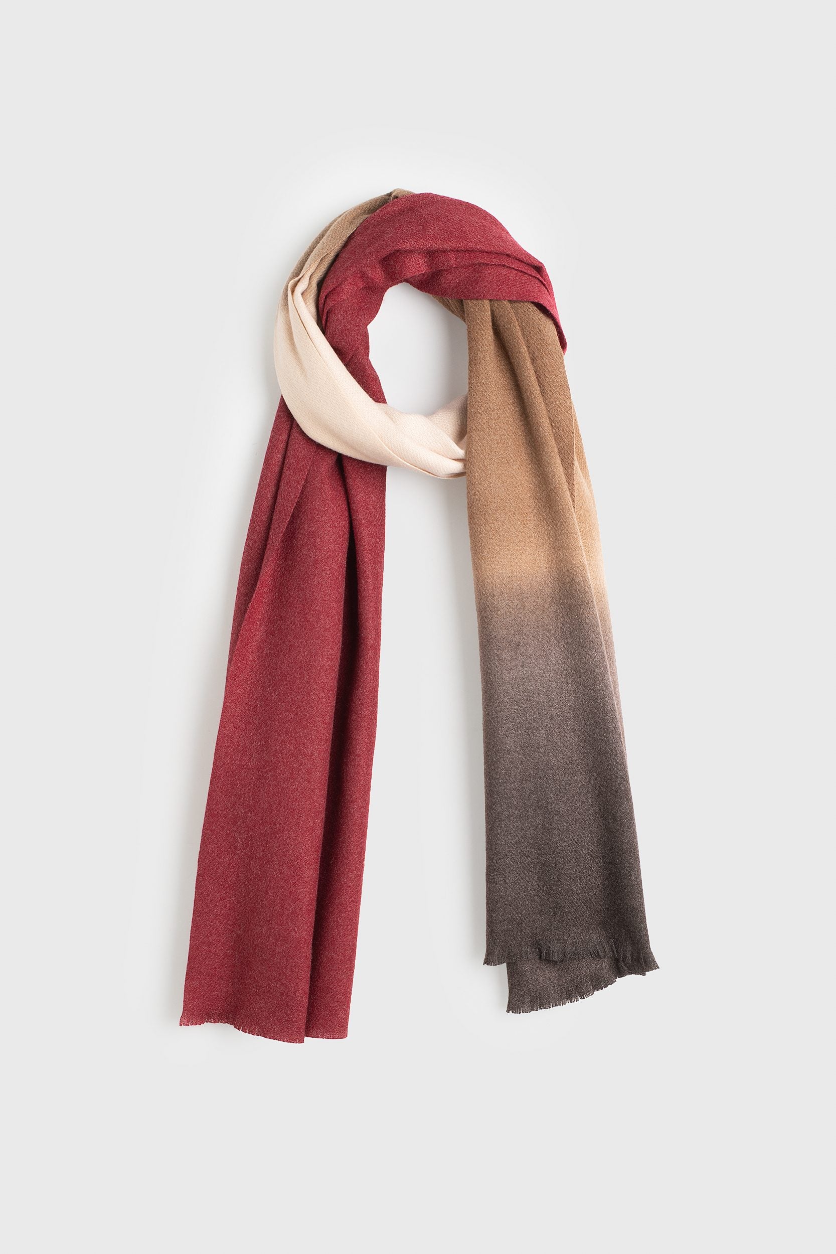 Foulard multicolore impression dégradée