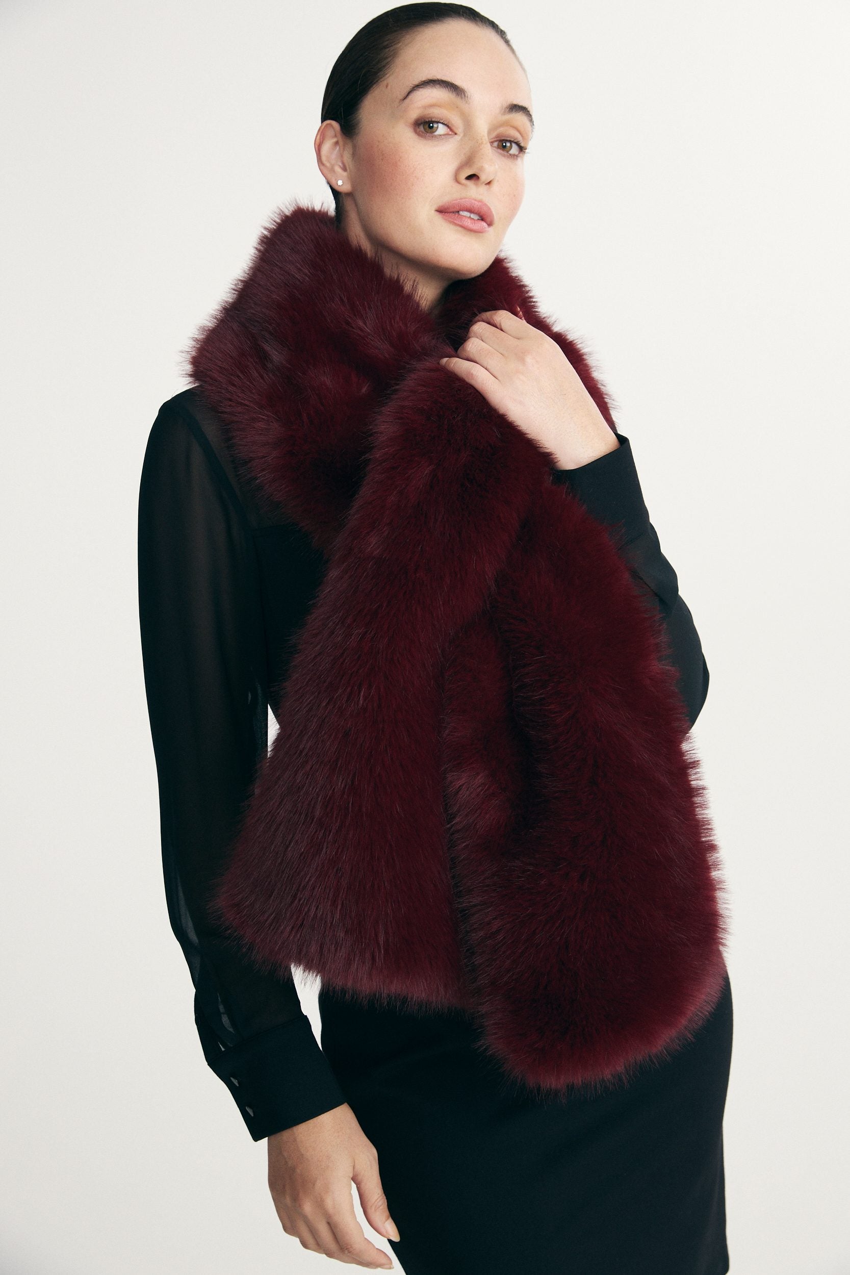Faux fur scarf