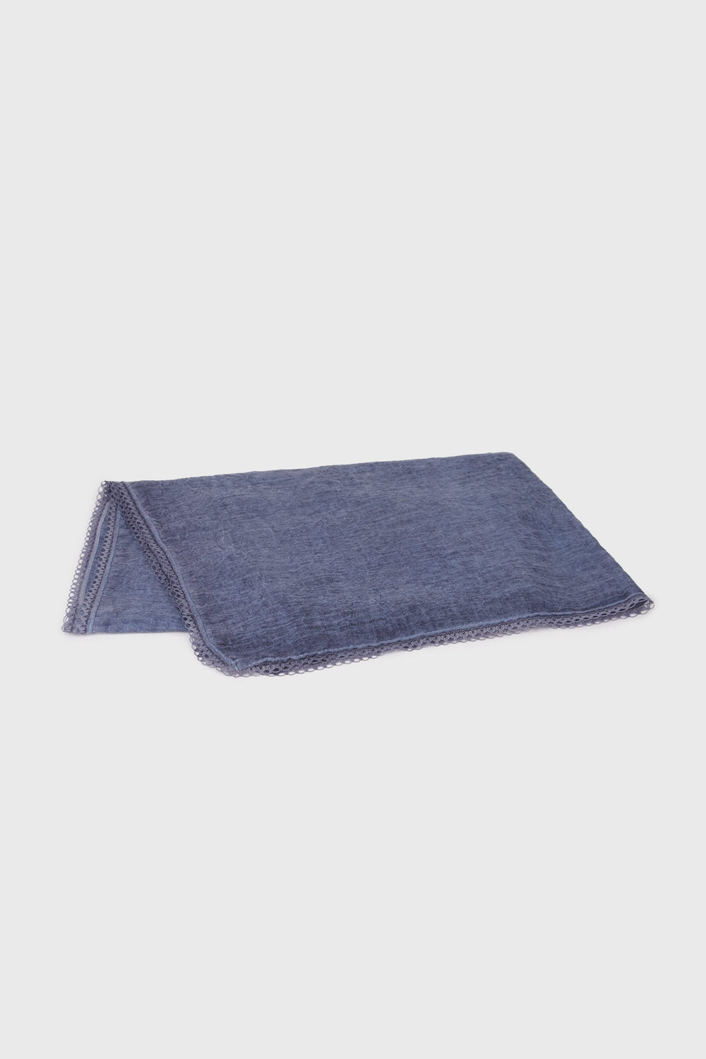 Foulard avec bord en dentelle