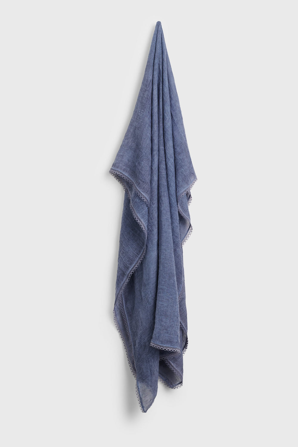 Foulard avec bord en dentelle