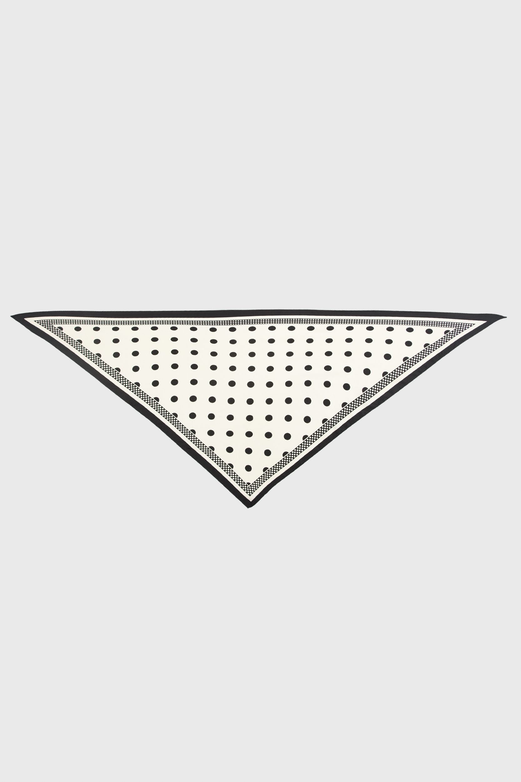 Foulard imprimé à pois