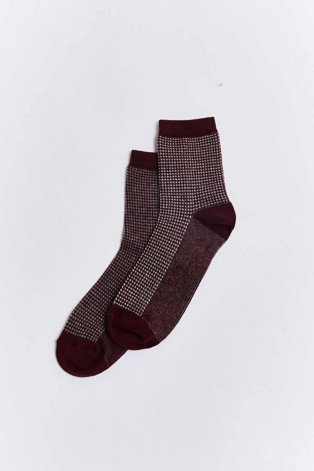 Chaussettes pied-de-poule