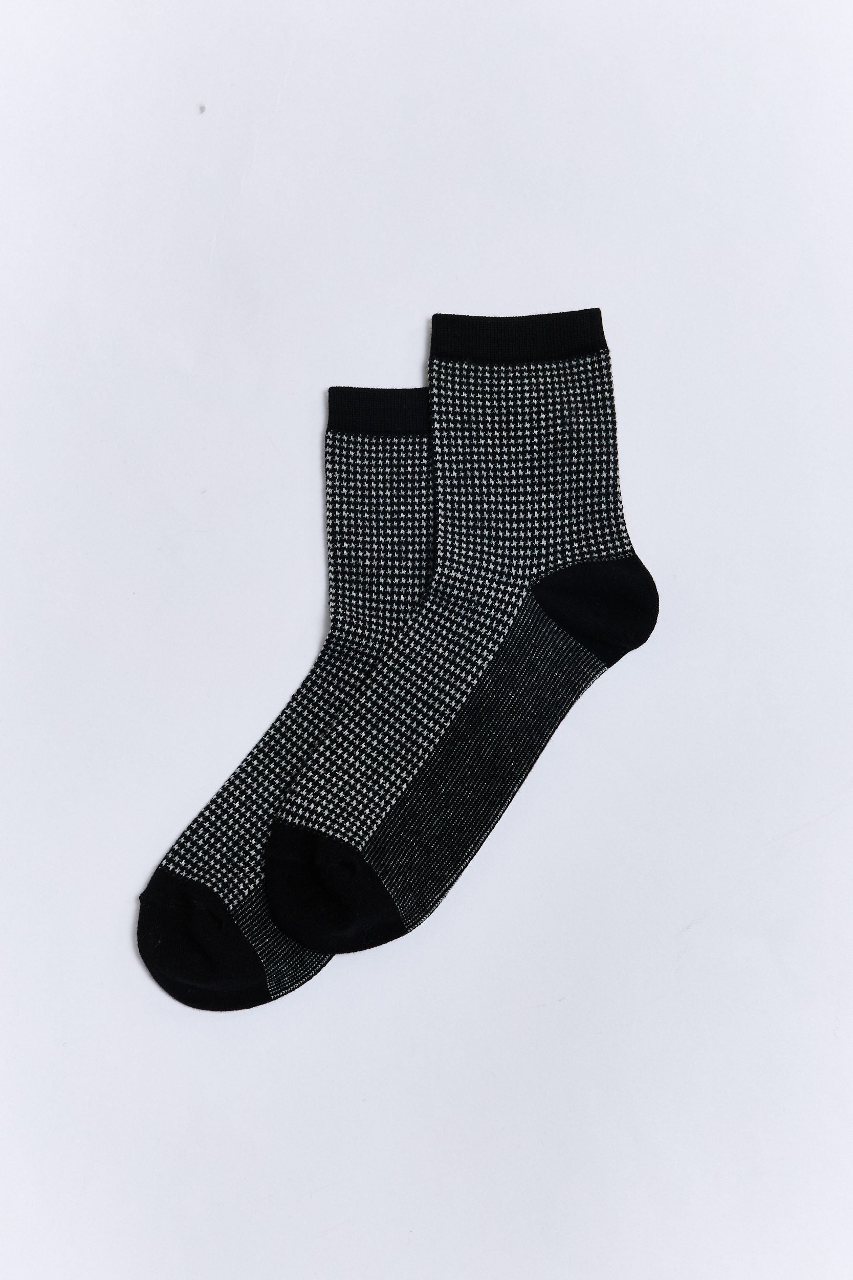 Chaussettes pied-de-poule