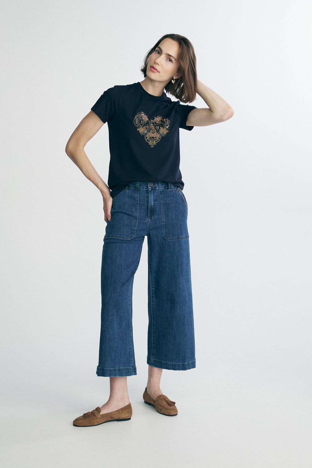 Suede loafer