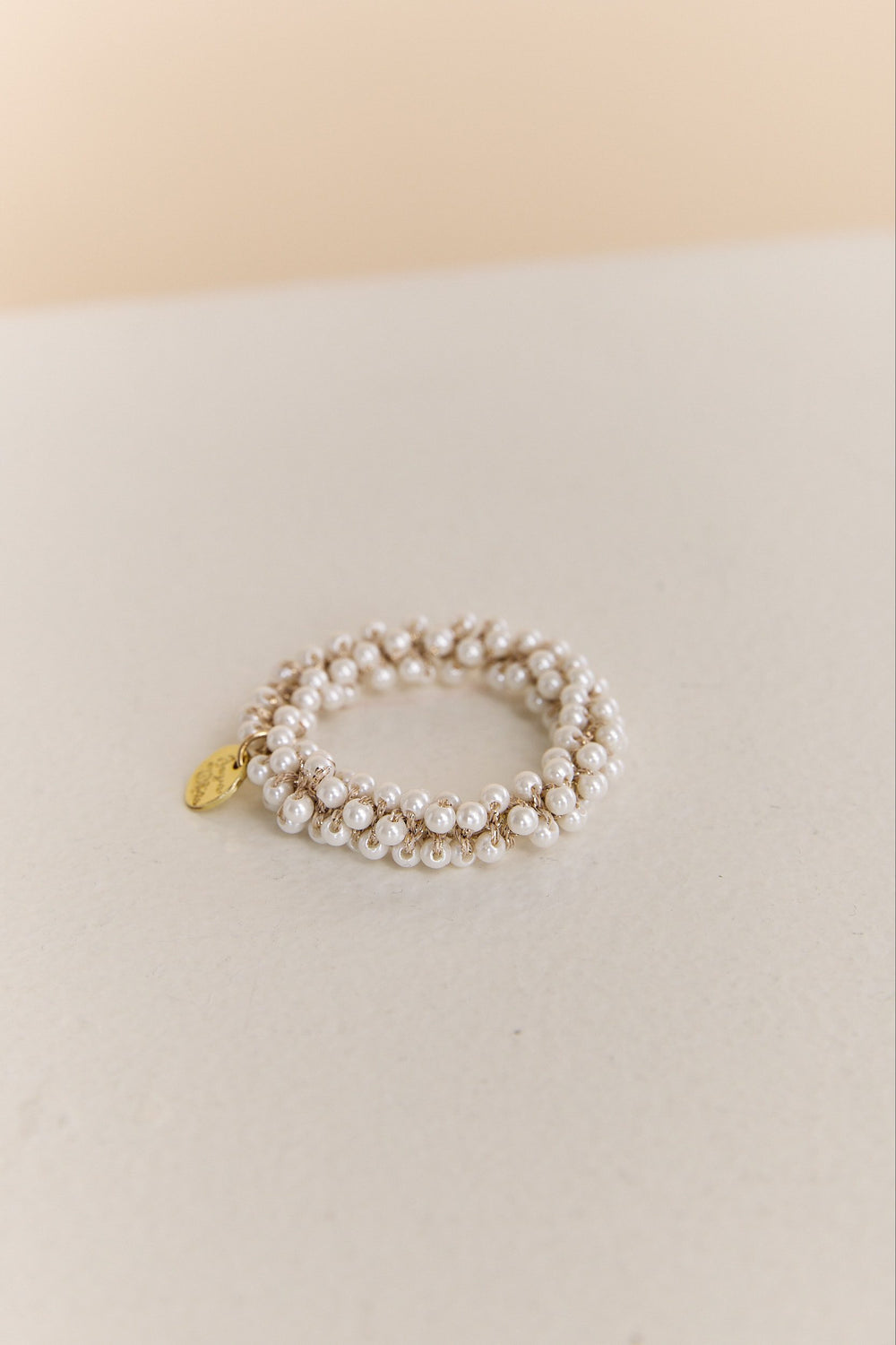Élastique à cheveux en perles