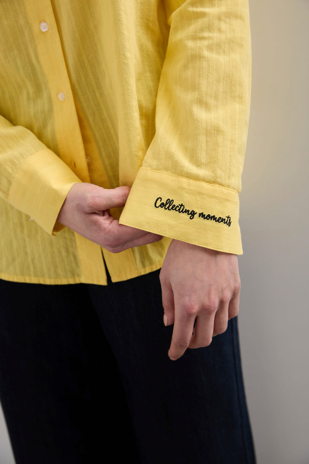Shirt with embroidery
