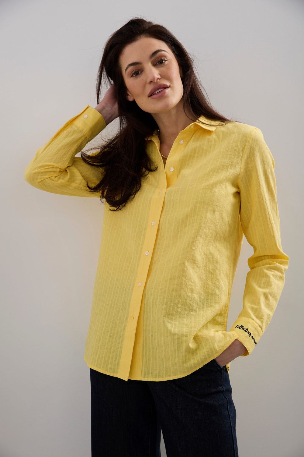 Shirt with embroidery