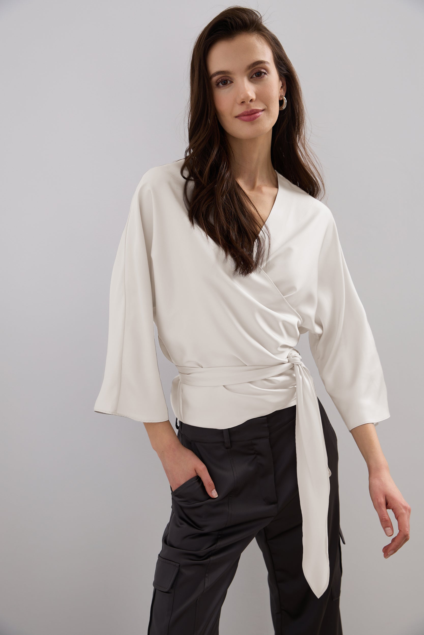 Blouse croisée