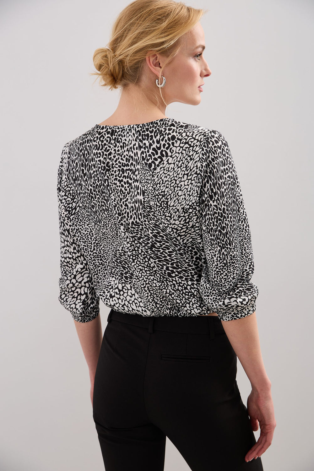 Blouse imprimé à col V