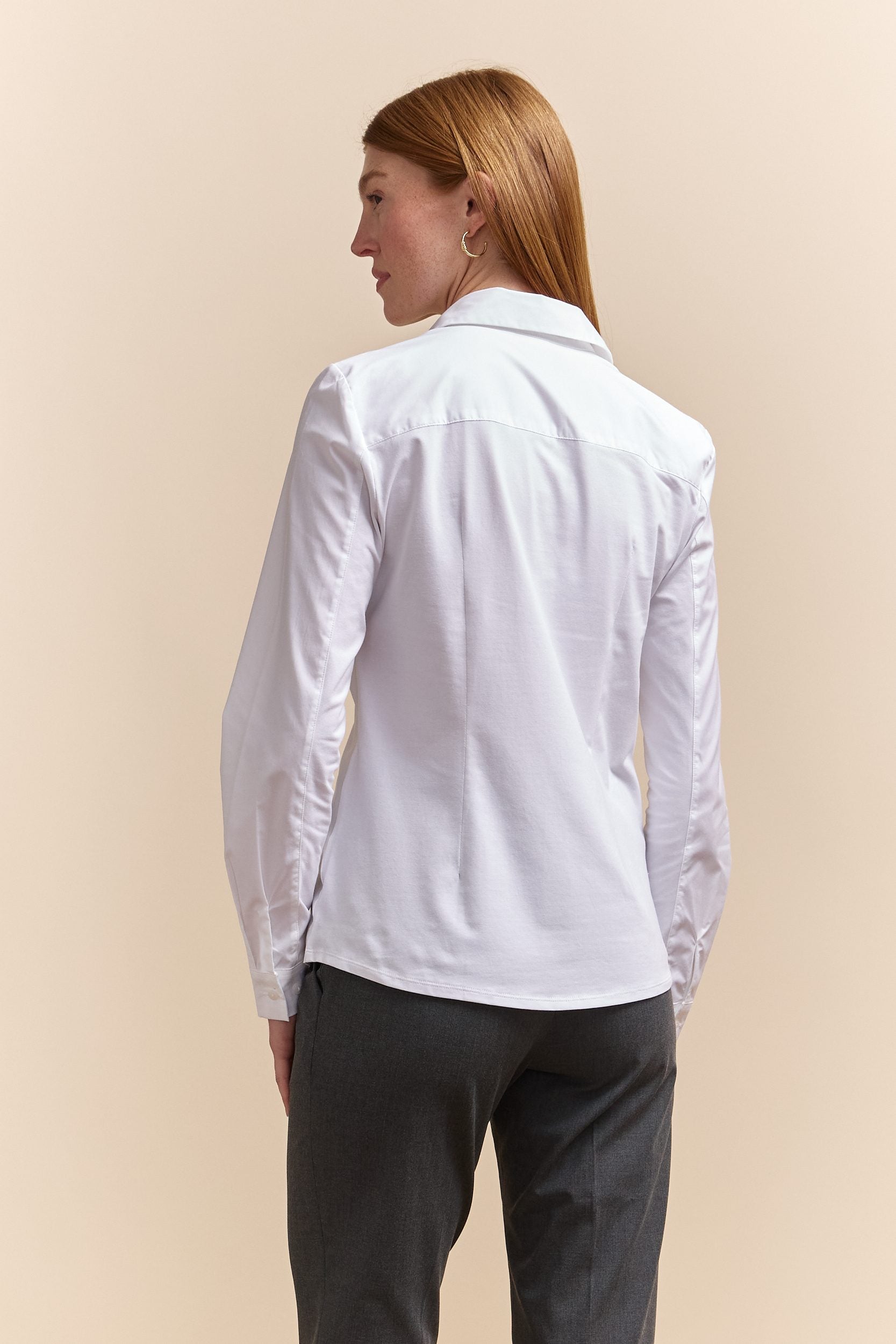 Chemisier essentiel en popeline et jersey