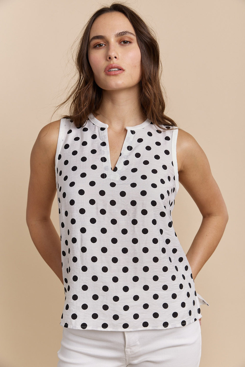 Polka dot top