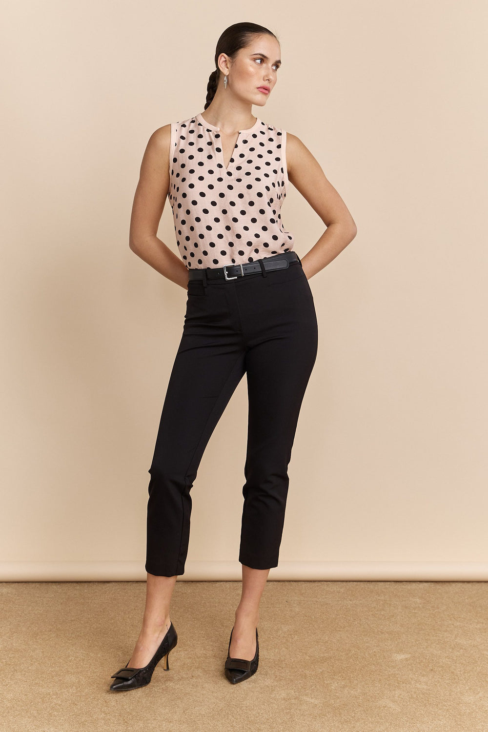 Polka dot top