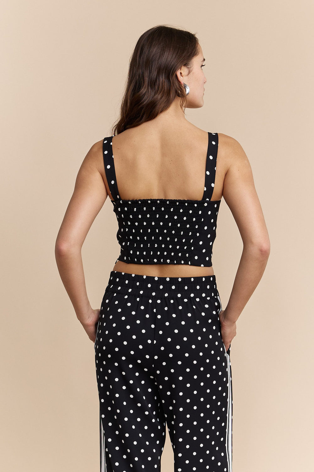 Polka dot bustier