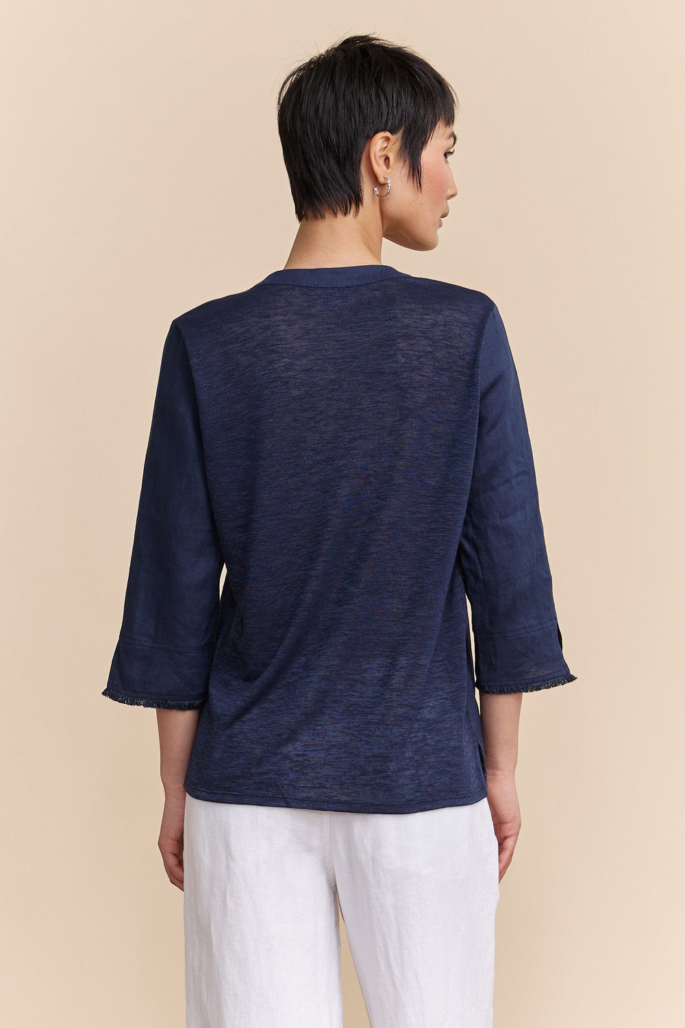Flowing linen blouse