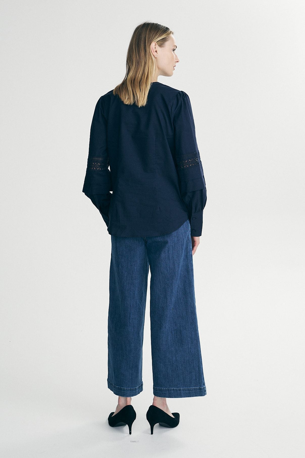 Blouse avec broderie