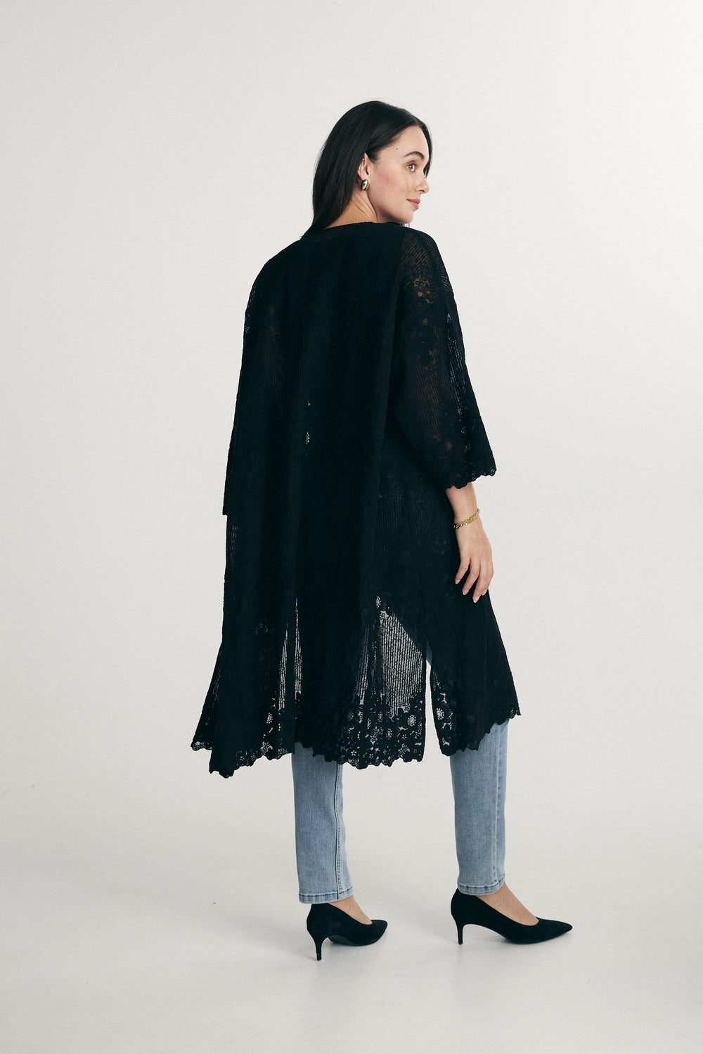 Oversized lace top